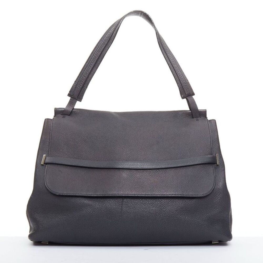 The Row Leather Top Handle Shoulder Bag